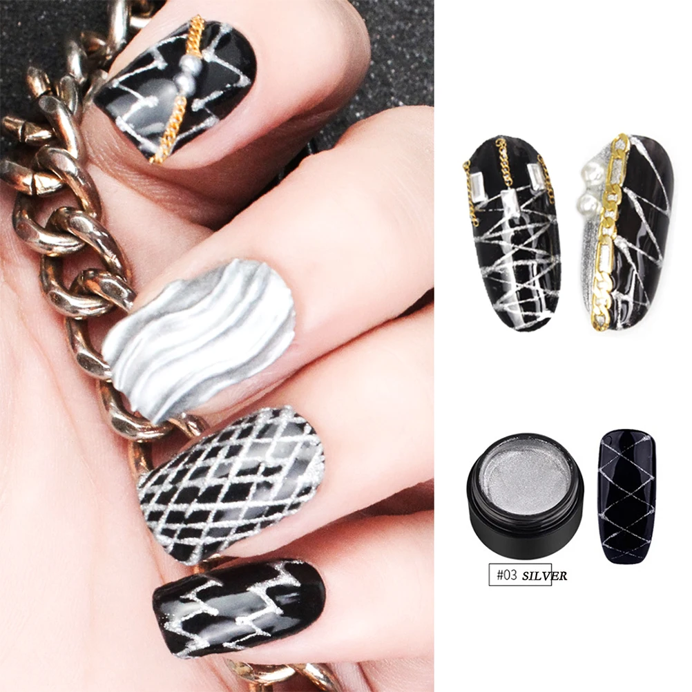 

5ml Creative Nail Spider Gel Web Painting Nail Art UV Gel Wire Drawing Elasticity Point Line Soak Off Gel