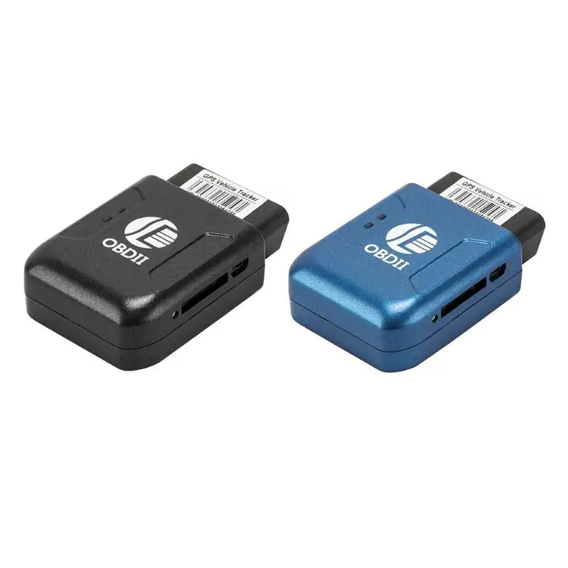 

Black / Blue Mini Vehicle Truck Realtime GSM GPRS OBDII OBD2 GPS Car Tracker Tracking Device With LED Indicator Light