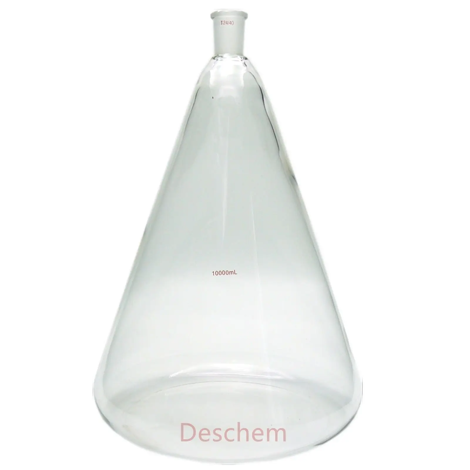 10000 мл 24/40 стеклянная фляга Erlenmeyer 10 литров коническая бутылка лабораторная посуда