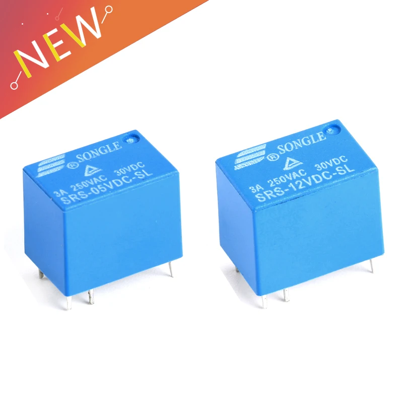 5 шт. SRS-05VDC-SL SRS-12VDC-SL 05VDC-SL 12VDC-SL 4100 голубом цвете для детей возрастом от 5V 6PIN Мощность реле