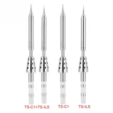 Горячая нержавеющая сталь TS100 наконечники паяльника Замена наконечников для припоя T1-C TS-ILS наконечник паяльника сварочные инструменты