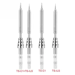 Горячая нержавеющая сталь TS100 паяльник советы замена паяльников T1-C TS-ILS паяльник Наплавка режущей кромки инструмента инструменты