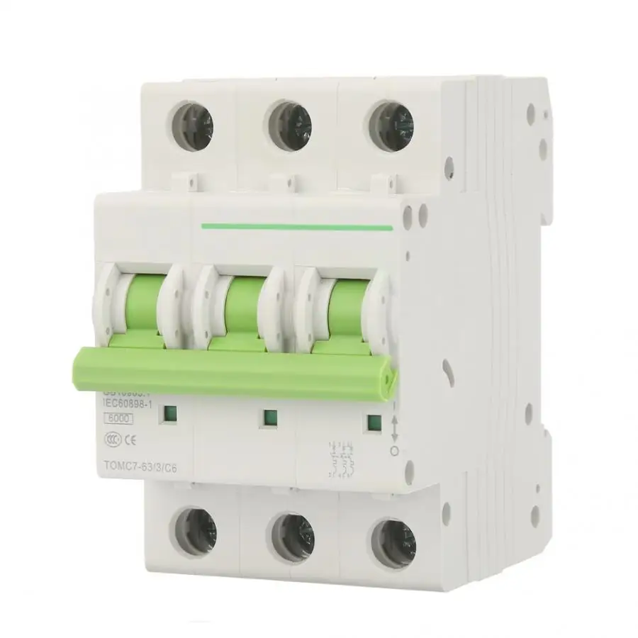 

TOMC7-63 3P C-type Miniature Circuit Breaker Leakage Protection Air Switch