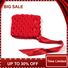 New Crochet Baby Beanie Silk Ribbon Infant Kids Knitted Hat Photo Photography Props Girl Hat New Crochet Baby Beanie Silk Ribbon Infant Kids Knitted Hat Photo Photography Props Girl Hat