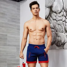 Быстросохнущие мужские шорты спортивные фитнес, тренажерный зал беговые гибридные домашние шорты быстросохнущие повседневные мужские шорты