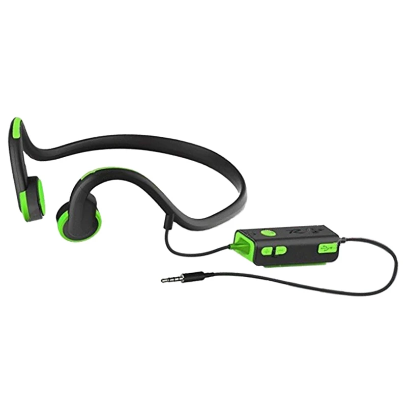 

Open Ear Bone Conduction Headphones, Sports Headphone With Waterproof Sweatproof and Noise Reduction Microphone for iPhone/ An