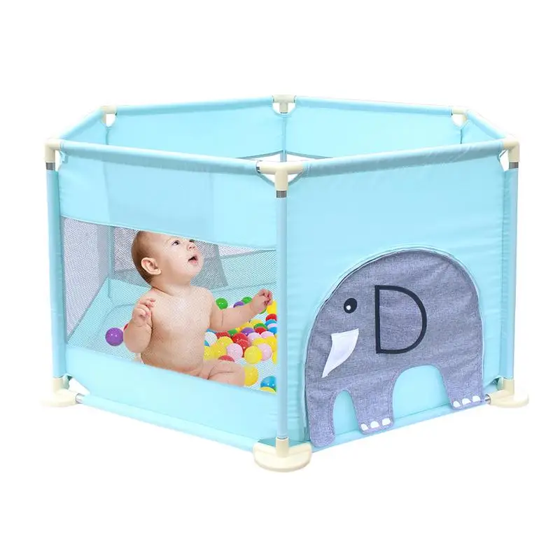 الأطفال سداسية روضة Playard لعب قابل للغسل كرة أوشن بركة مجموعة سرير بيبي سياج الوطن بوابة الحماية المنتجات