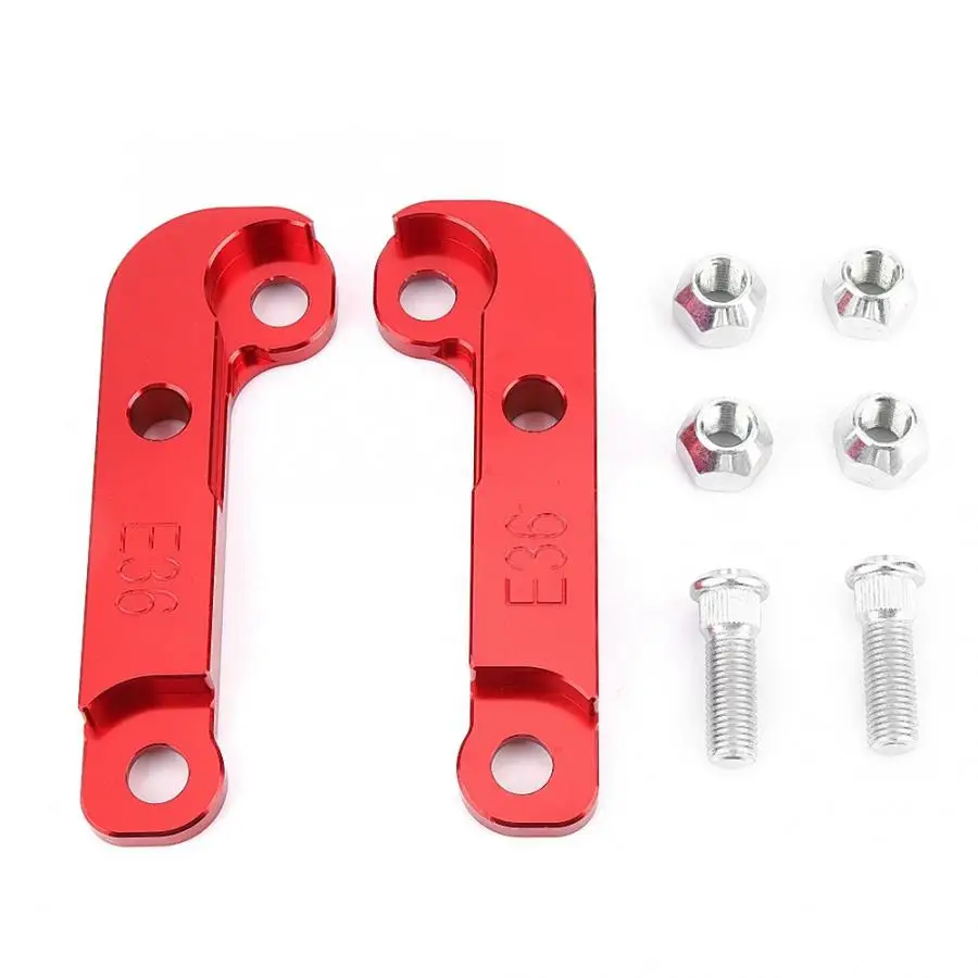 

2pcs Aluminium Red Adapter Increasing Steering Angle About 25% Drift Lock Kit for BMW E36 with Accessories