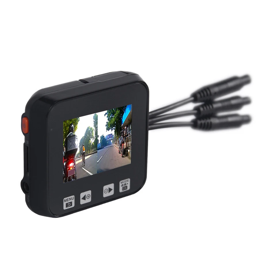 

Locomotive Motorcycle Driving Recorder Double Lens Gps Track Hidden Waterproof Hd Camera