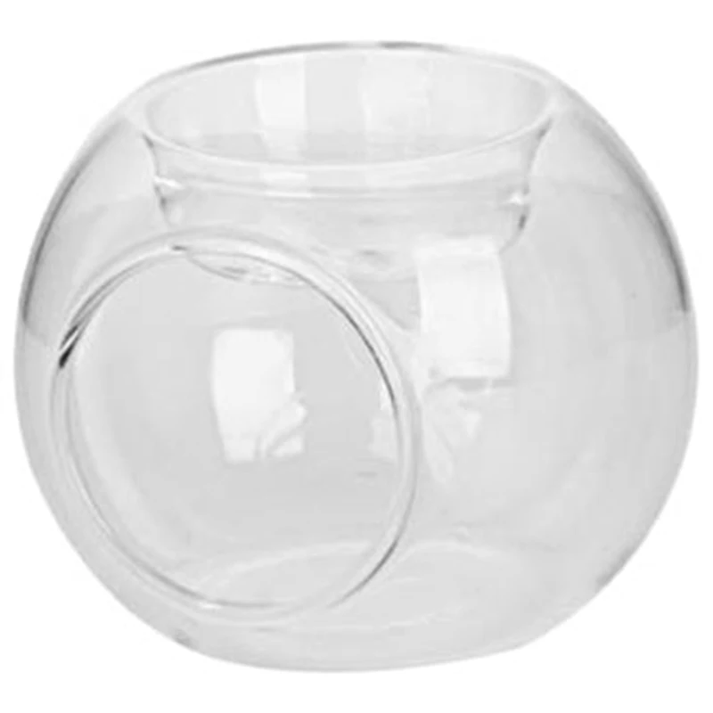 

Glass Vase Candle Holder Bauble Vase Wedding Home Wedding Micro-Landscape Decor Candlestick Transparent Flower Vases