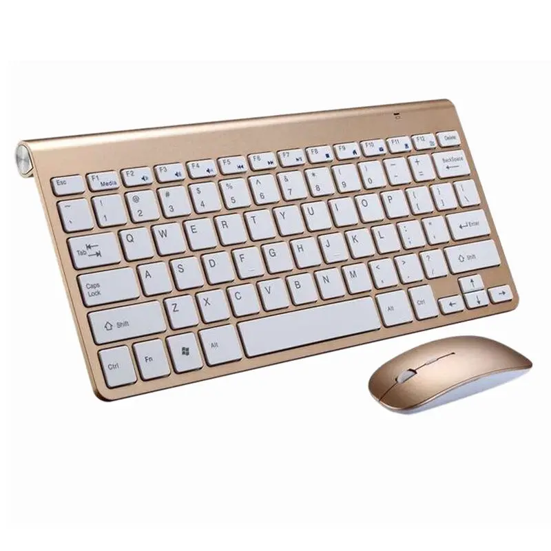 Беспроводная клавиатура и мышь костюм тонкий мини-клавиатура домашний офис бизнес-клавиатура
