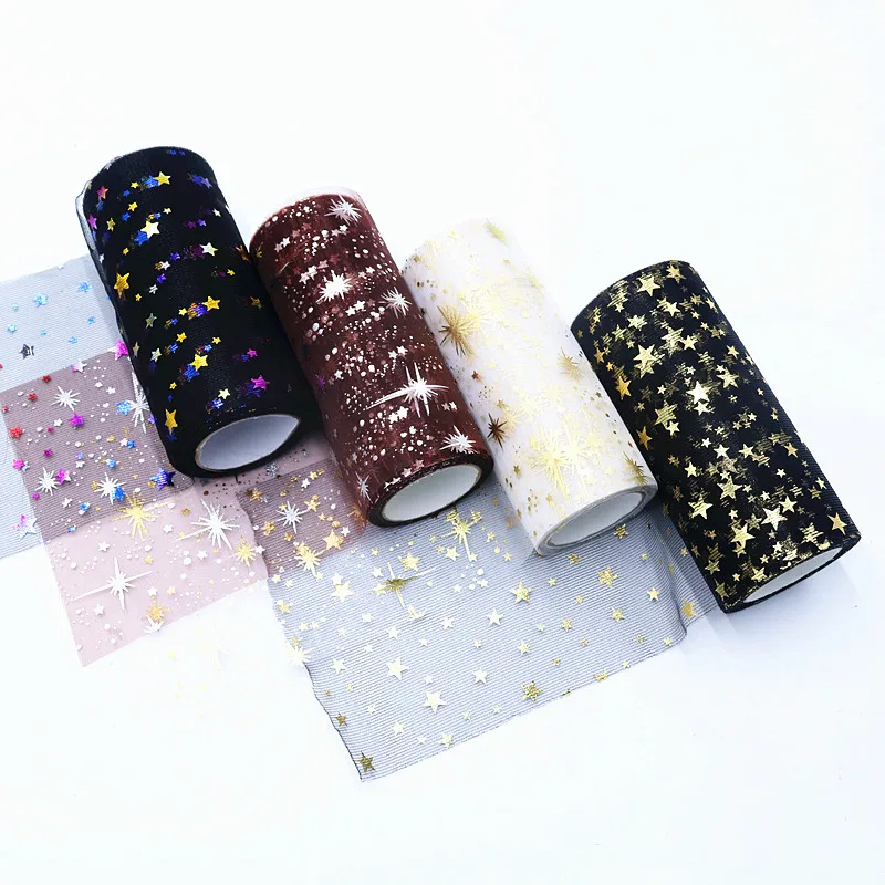 

Tulle Roll 13cm 10Yard Organza Chair Sash Bow Spool TuTu Roll Skirt Halloween Decoration Birthday Party Kids Favor Baby Shower