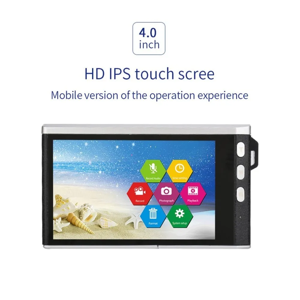 4 Inch Ultra High Definition 24 Million Pixel 1080P 12X Optical Zoom Wide Angle Micro Single Camera IPS Touch Screen SLR Camer