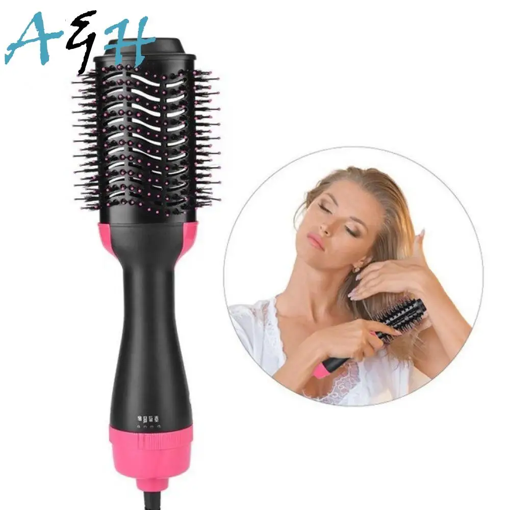 

Hair Straightener Air Ion Dryer Generator Styler Curler Dryer Ceramic Blow Negative Electric Hair Brush Hot Styling