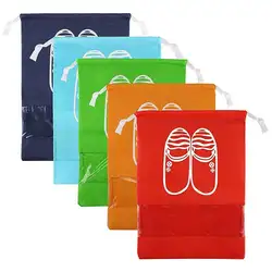 5 шт. походная сумка для обуви отделочная сумка Анти-пыль обувь сумка для хранения (L)