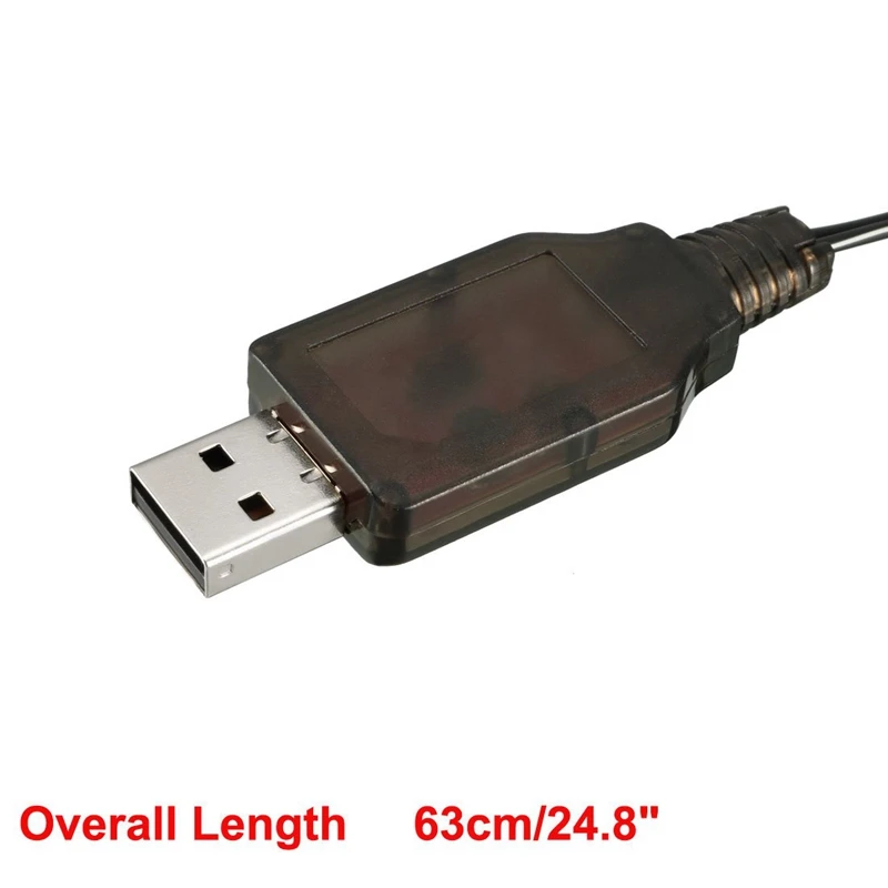 Положительный Usb кабель для зарядки Rc автомобиля 4 8 В 250 мА Ni MH Cd батареи|Кабели