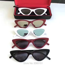 Новинка, милые сексуальные солнцезащитные очки, Ретро стиль, кошачий глаз, солнцезащитные очки для женщин, Роскошные, брендовые, дизайнерские, винтажные, черные, женские, UV400