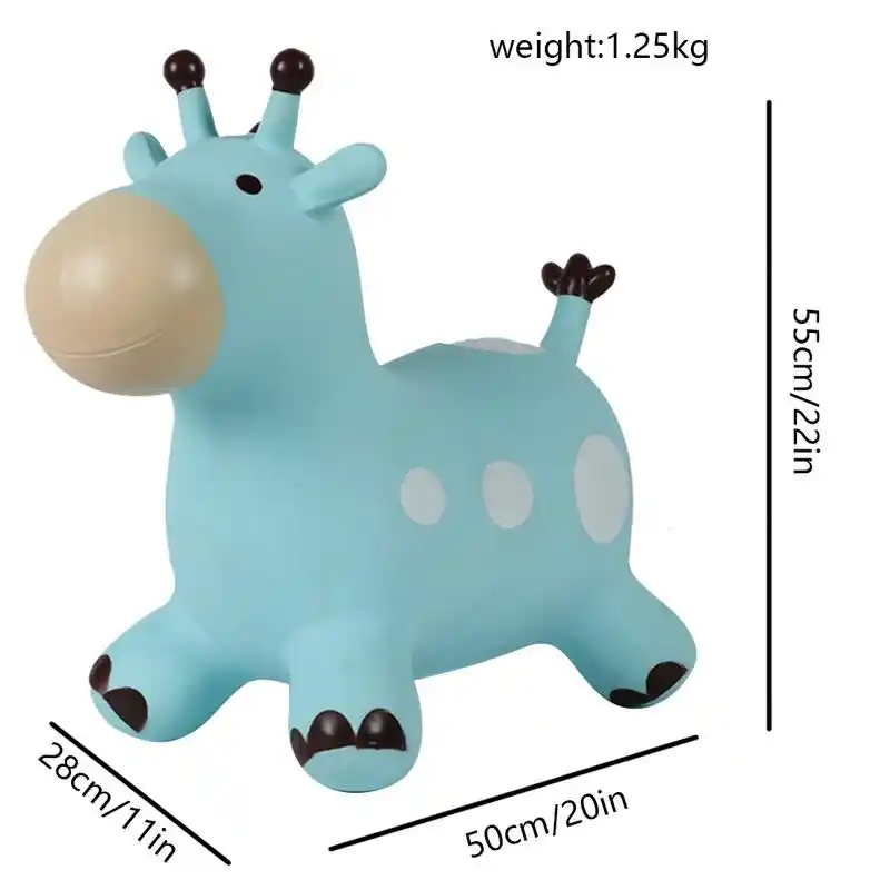 rubber rocking horse