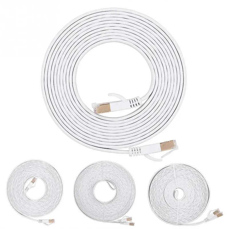 8-ядерный 3/5/10/15 м CAT7 сетевой LAN кабель без помех потерь плоский Ethernet |