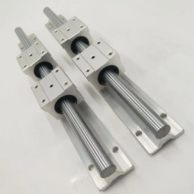 2 шт. SBR12 300mm опорные рельсы 4 блоки SBR12UU|bearing block|bearing pillow blockbearing pulley |