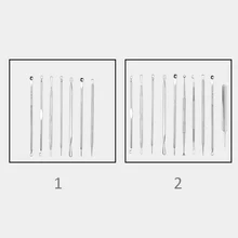 7/10 шт удаления черных точек прыщ, шрам, акне удаление акне набор инструментов игла для удаления прыщей