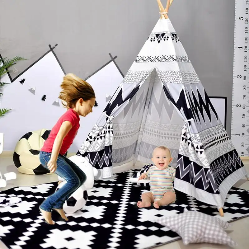 

Children's Tent Play House Indoor Toys For Children Baby Indoor Baby Climbing Tent India Tent Toy Gift