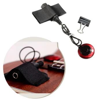 

1/4 inch jack Professional Piezo Contact Microphone Pickup with Clamp For Acoustic Stringed Instrument Guitar Violin Banjo