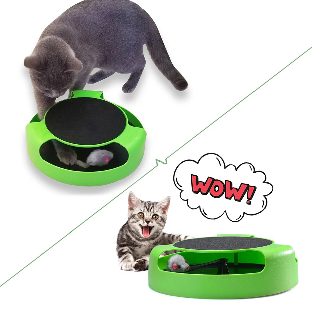 

Toys For Cats Colo Colo Interactive Cat Training Toy Games For Cats Mouse Goods Single Layer Plate Turntable Cat Supplies