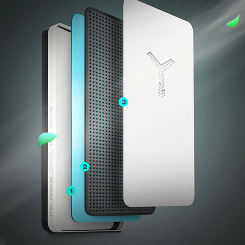  Disco duro externo Hdd de 25 pulgadas Usb tipo C 30 con 8000Mah disco de Banco de energía móvil dis