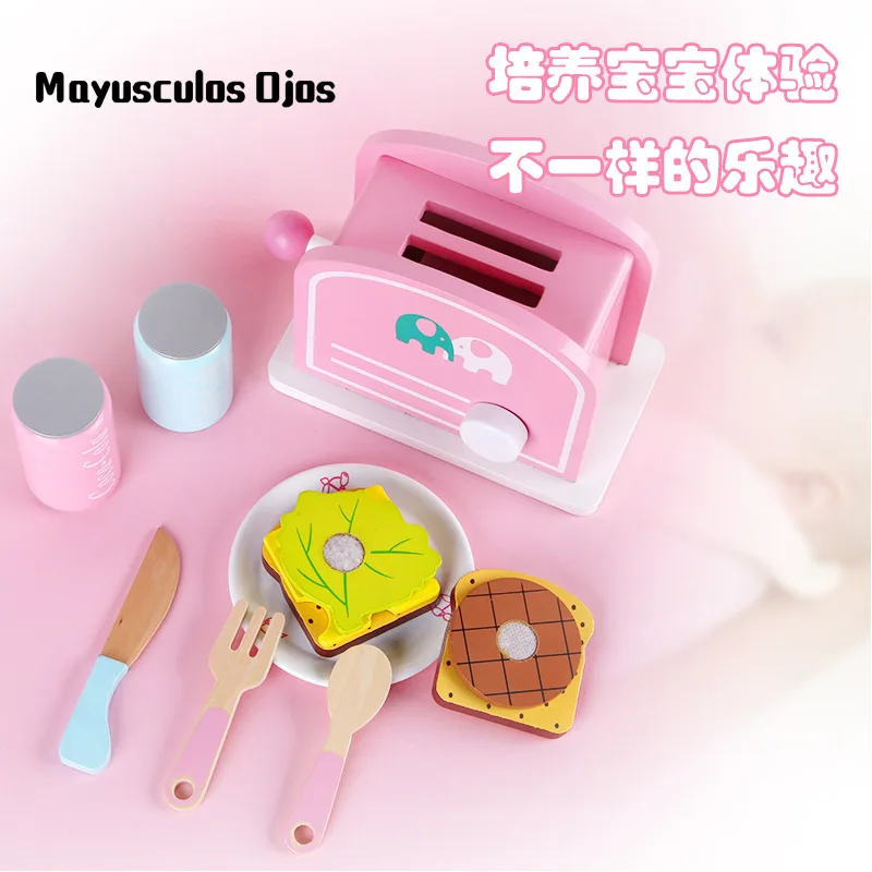 wooden toy toaster