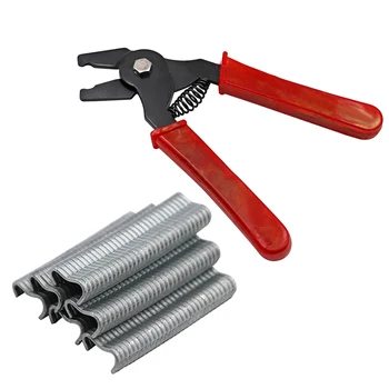 

Cage Accessories Chicken Bird Clamp Installation & M nails fastening pliers Pet Dog Chicken Rabbit Cage Clamp Installation Tool