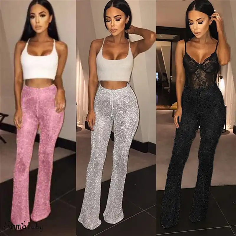 womens bell bottom leggings