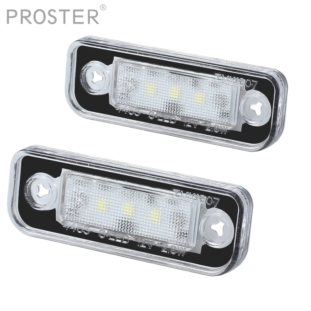 

Proster 2 Pcs LED SMD license plate light for Mercedes Benz SLK R171 S203 W211 S211 / 1103 3 SMD LEDs license plate light