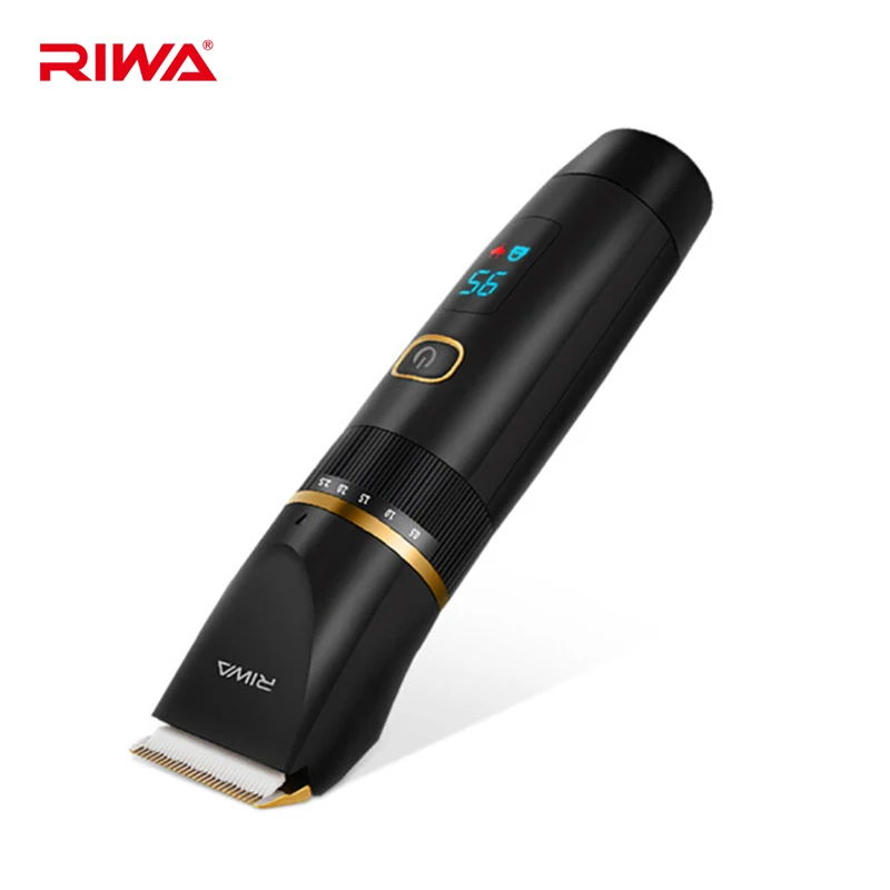 

RIWA RE-6501 Hair Clipper Professional Hair Trimmer LED Display Fast Charge Shaving Machine Washable Men's Haircut Tool Kit