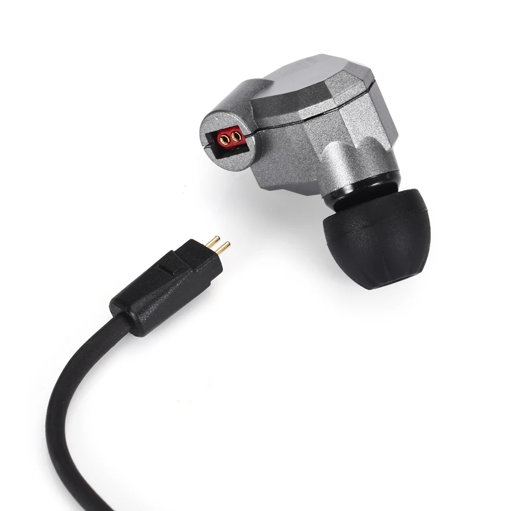 KZ ZS5 HiFi наушники вкладыши съемные музыкальные 3 5 мм Jack с шумоподавлением