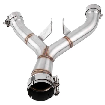 

For Kawasaki Z1000 2011 2012 2013 2014 2015-2018 Stainless Steel Motorcycle Exhaust Mid-Pipe Middle Pipe Link Connect Adapter