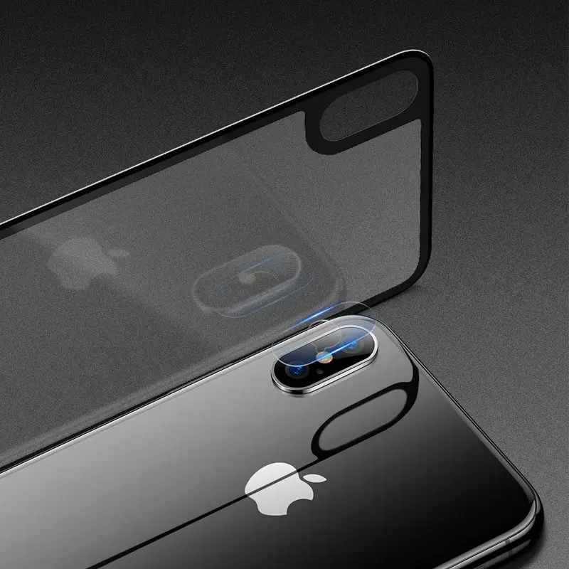 Задняя Стекло Обложка для Apple iPhone Xr X Xs Max 3D с закругленными краями закаленное
