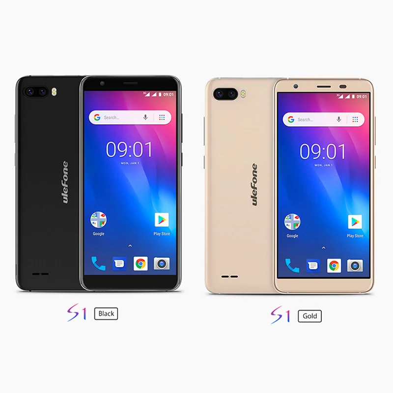 Ulefone S1 Pro Мобильный телефон Android 8,1 5,5 дюймов 18:9 MTK6739 четырехъядерный 1 ГБ ОЗУ 16 Гб ПЗУ 13 МП+ 5 Мп задняя двойная камера 4G смартфон