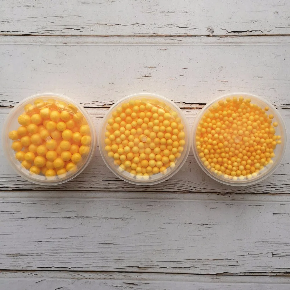 3Boxes Polystyrene Styrofoam Slime Box Foam Beads Snow Mud Particles Accessories Decorative Balls DIY Craft Supplies TOYS BEAD 6