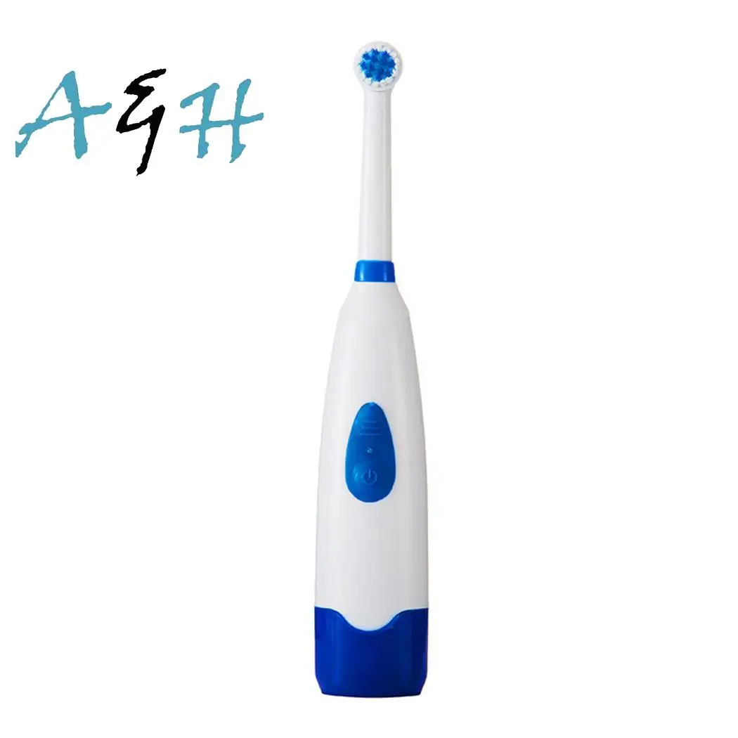 

Soft Waterproof Electric Toothbrush Teeth Cleaning Tool All Red, Purple, Green, Blue 2 x AA Battery Nylon