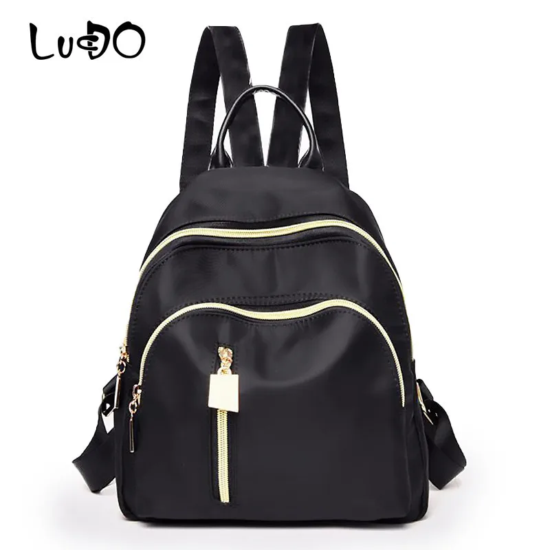 LUCDO модный нейлоновый женский рюкзак школьные сумки для подростков девочек ноутбук маленькие дорожные сумки Мини Оксфорд Feminina Mujer Mochila Sac