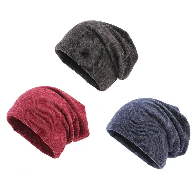 Rhinestone Autumn Winter Knitted Beanies Skullies Women Outdoor Slouchy Bonnet Casual Cat Ear Velvet Hat Caps