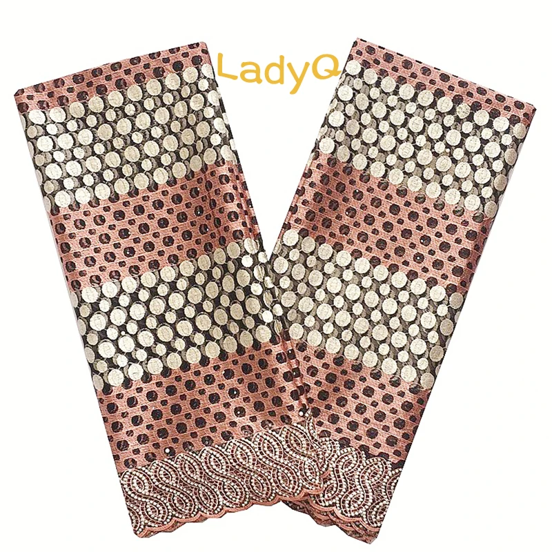 

Nigerian High Quality African Tulle Lace Fabric 2018 Peach Gold Guipure Cord Lace Fabric 2019 Mesh Net White Voile Lace Fabric
