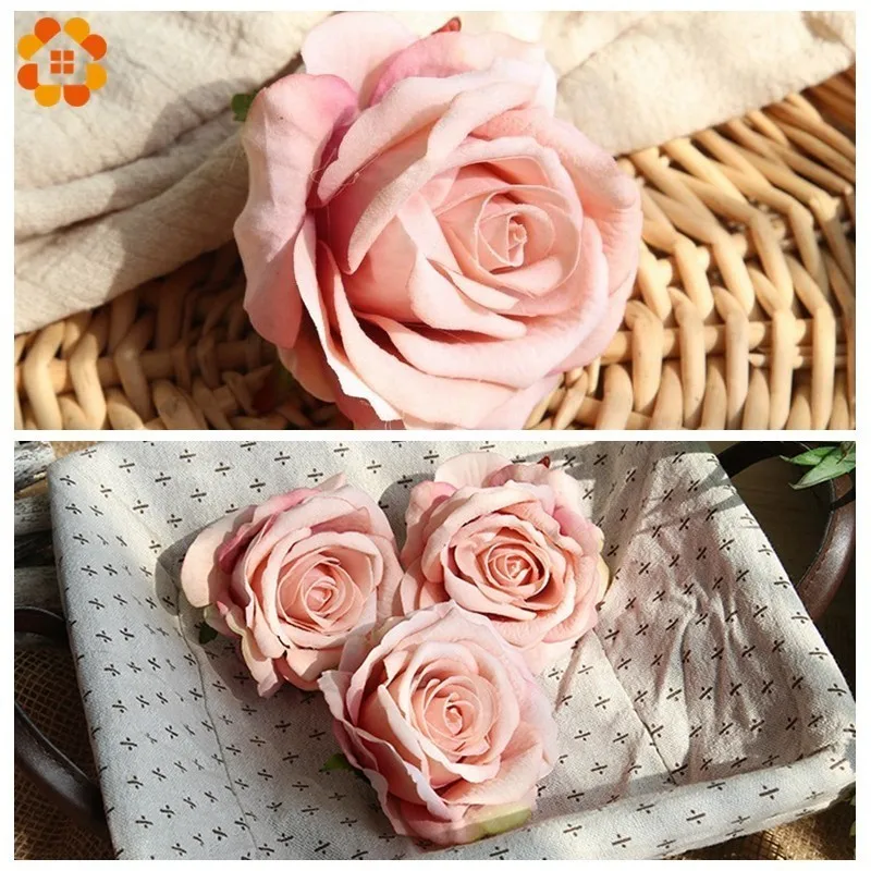Высокое качество! Искусственные цветы цветок розы свадебное украшение сделай