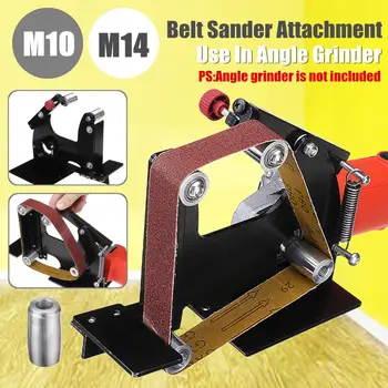 

Angle Grinder Belt Sander Attachment Metal Wood Sanding Belt Adapter For 100 or 115/125/150 Grinder