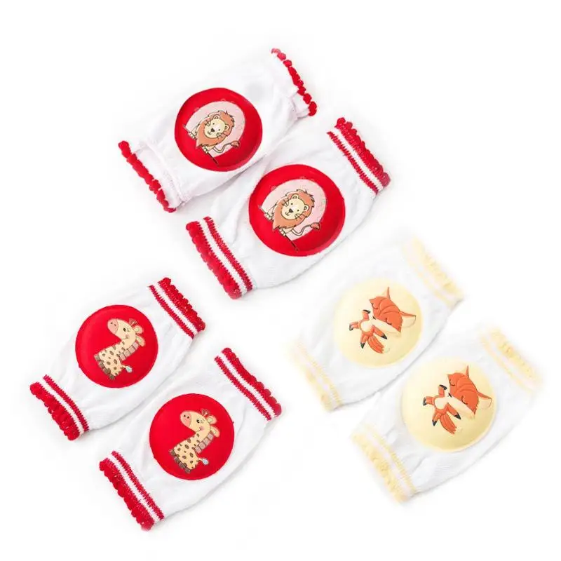 Baby Crawling Knee Pad Safety Cotton Anti-Slip Toddler Leg Elbow Protector |