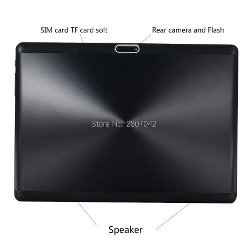 10 inch tablet PC Octa Core 4GB RAM 64GB ROM Dual SIM Card Slots 1280X800 2.5D IPS Screen Android 8