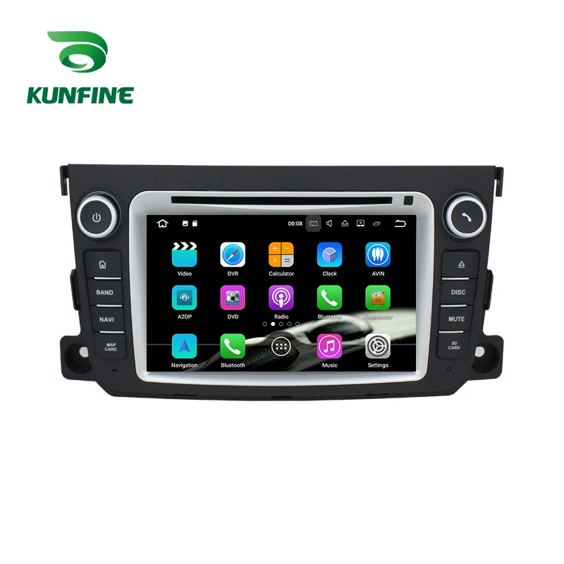 Android 9.0 Core PX6 A72 Ram 4G Rom 64G Car DVD GPS Multimedia Player Car Stereo For Benz SMART 2012-2015 Radio Headunit
