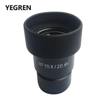 Cheap WF10X Eyepiece for Stereo Microscope Wide Field 20mm Rubber Eye Cups with or without Reticel Scale WF10X/20 High Eye-point Cheap WF10X Eyepiece for Stereo Microscope Wide Field 20mm Rubber Eye Cups with or without Reticel Scale WF10X/20 High Eye-point