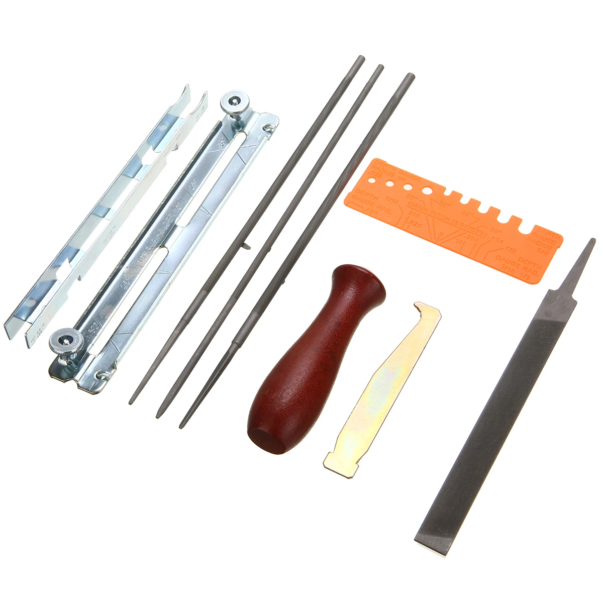 £11.12 10pcsSet Chainsaw Chain Sharpening Kit Tool Set Guide Bar File